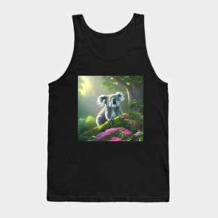 Koala in Garden Tank Top